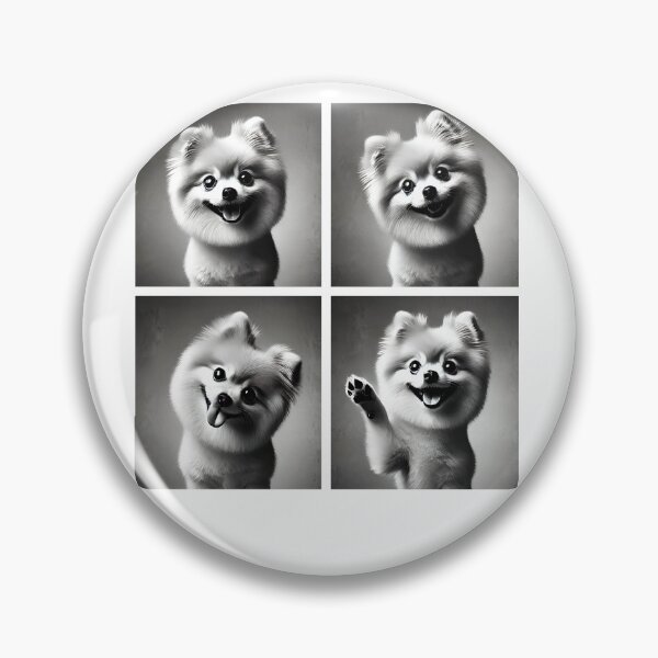 Item preview, Cute Pomeranian Selfie Photo Funny Photobooth Dog Lover designed and sold by Kimberley King Art  King Art.