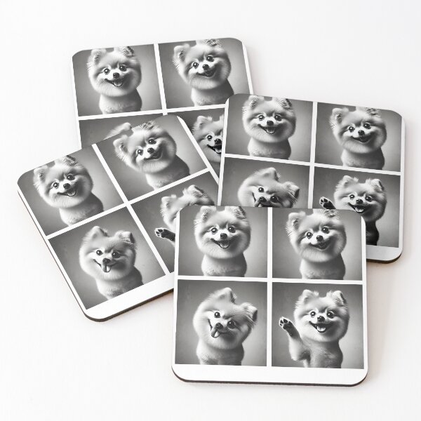 Item preview, Cute Pomeranian Selfie Photo Funny Photobooth Dog Lover designed and sold by Kimberley King Art  King Art.