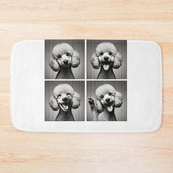 Item preview, Cute Poodle Selfie Photo Funny Photobooth Dog Lover designed and sold by Kimberley King Art  King Art.