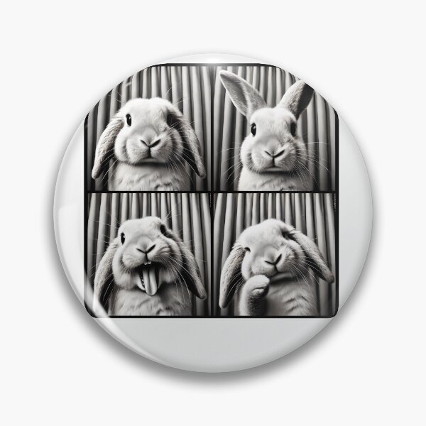 Item preview, Cute Rabbit Selfie Photo Funny Photobooth Bunny Lover designed and sold by Kimberley King Art  King Art.