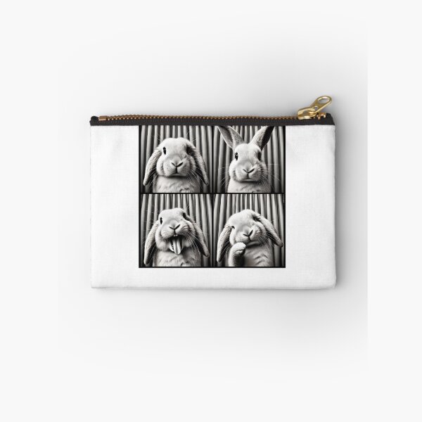 Item preview, Cute Rabbit Selfie Photo Funny Photobooth Bunny Lover designed and sold by Kimberley King Art  King Art.