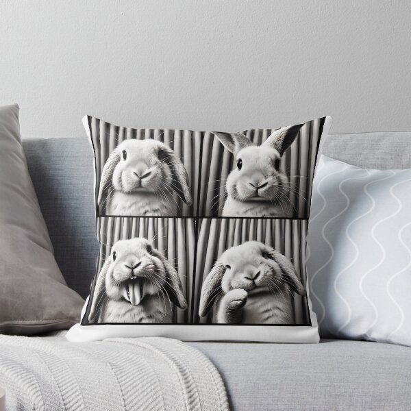 Item preview, Cute Rabbit Selfie Photo Funny Photobooth Bunny Lover designed and sold by Kimberley King Art  King Art.