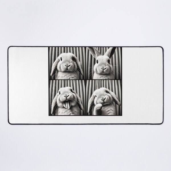 Item preview, Cute Rabbit Selfie Photo Funny Photobooth Bunny Lover designed and sold by Kimberley King Art King Art.