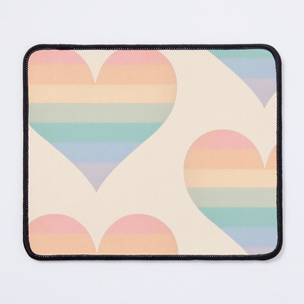 Item preview, Pastel Spectrum: Rainbow Heart Symbol Pattern designed and sold by 123Rainbow.