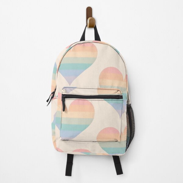 Item preview, Pastel Spectrum: Rainbow Heart Symbol Pattern designed and sold by 123Rainbow.