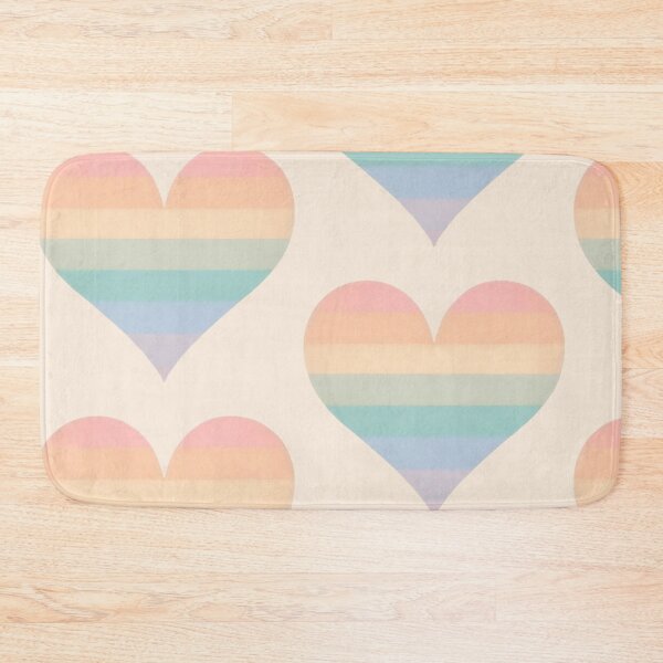 Item preview, Pastel Spectrum: Rainbow Heart Symbol Pattern designed and sold by 123Rainbow.