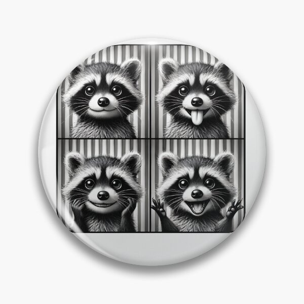 Item preview, Cute Raccoon Selfie Photo Funny Photobooth Raccoon Lover designed and sold by Kimberley King Art  King Art.