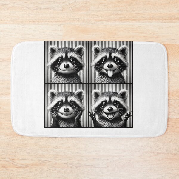 Item preview, Cute Raccoon Selfie Photo Funny Photobooth Raccoon Lover designed and sold by Kimberley King Art  King Art.