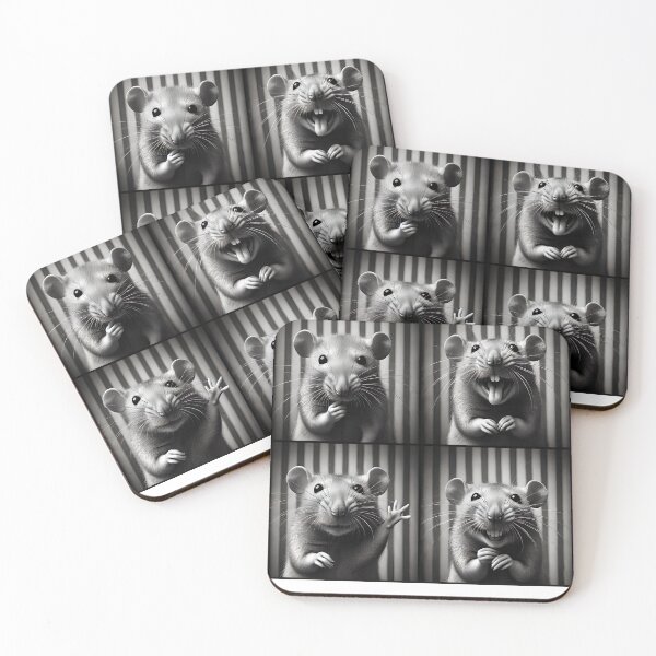 Item preview, Cute Rat Selfie Photo Funny Photobooth Rat Lover designed and sold by Kimberley King Art  King Art.