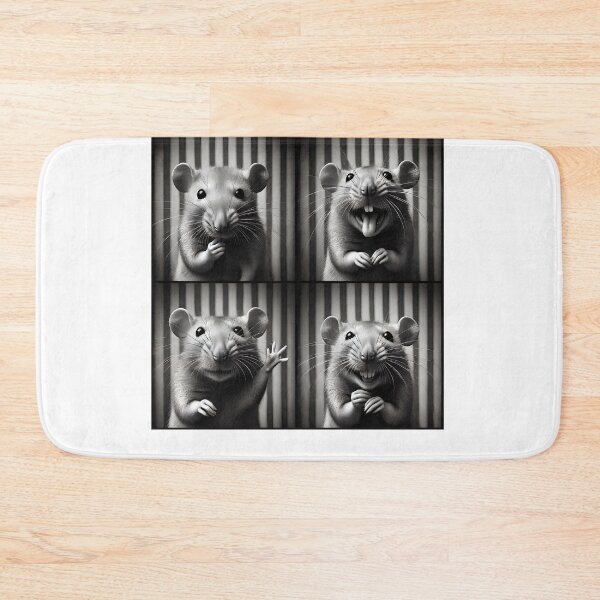 Item preview, Cute Rat Selfie Photo Funny Photobooth Rat Lover designed and sold by Kimberley King Art  King Art.