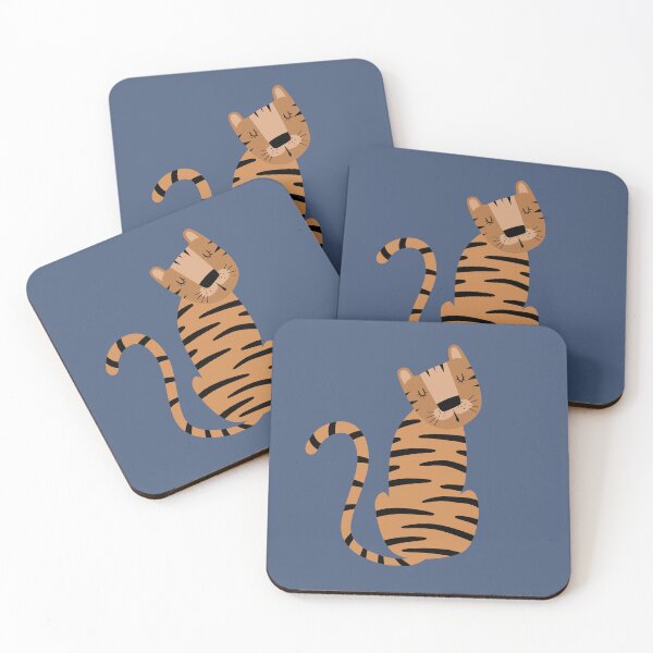 Item preview, Tiger Print, Nursery Wall Art, Safari Nursery Prints, Blue Nursery Decor, Art by Synplus designed and sold by synplus.