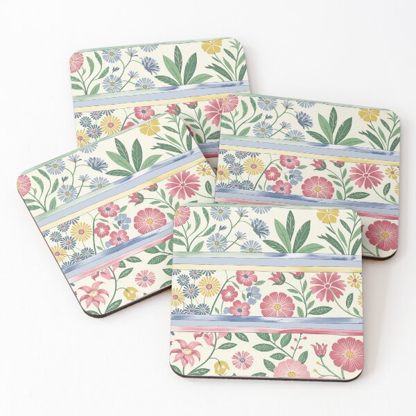 Item preview, Flowered Summer Floral Panels Whimsical  designed and sold by Greenbaby.