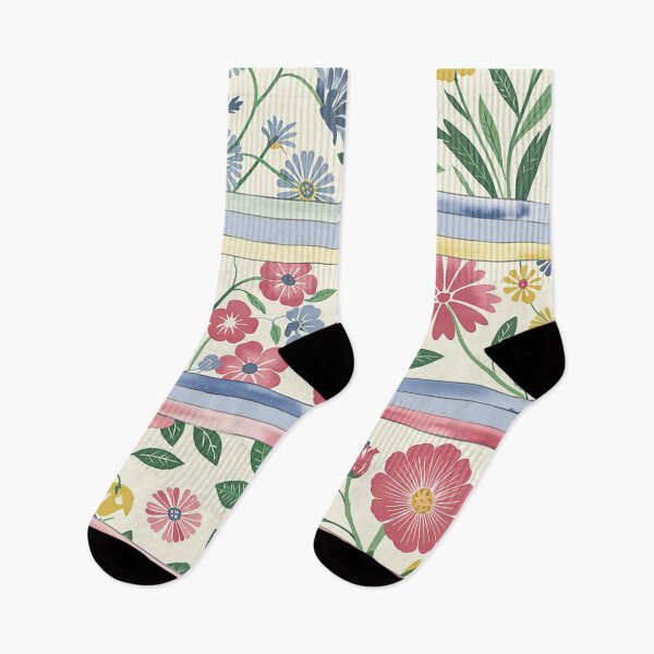 Item preview, Flowered Summer Floral Panels Whimsical  designed and sold by Greenbaby.