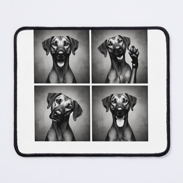 Item preview, Cute Rhodesian Ridgeback Selfie Photo Funny Photobooth Dog Lover designed and sold by Kimberley King Art  King Art.