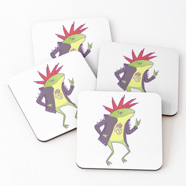 Item preview, Punk frog designed and sold by MisaCroak.