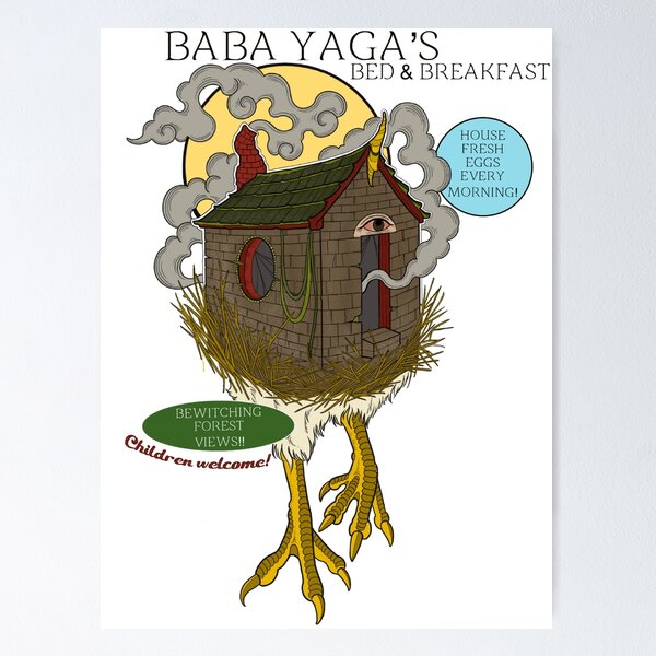 Artikelvorschau, Baba Yagas B&B entworfen und verkauft von Onehappyhook.