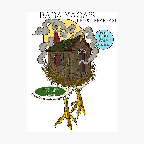 Item preview, Baba Yaga’s B&B designed and sold by Onehappyhook.