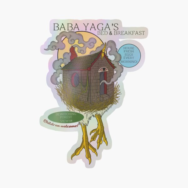 Aperçu de l'œuvre Le B&B de Baba Yaga créée et vendue par Onehappyhook.