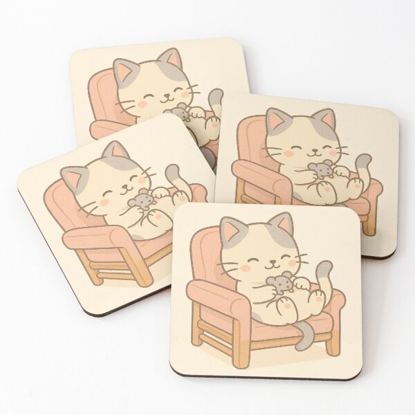 Item preview, Relaxed Kawaii Kitten designed and sold by All Creative Designer.