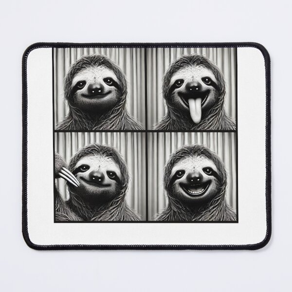 Item preview, Cute Sloth Selfie Photo Funny Photobooth Sloth Lover designed and sold by Kimberley King Art King Art.