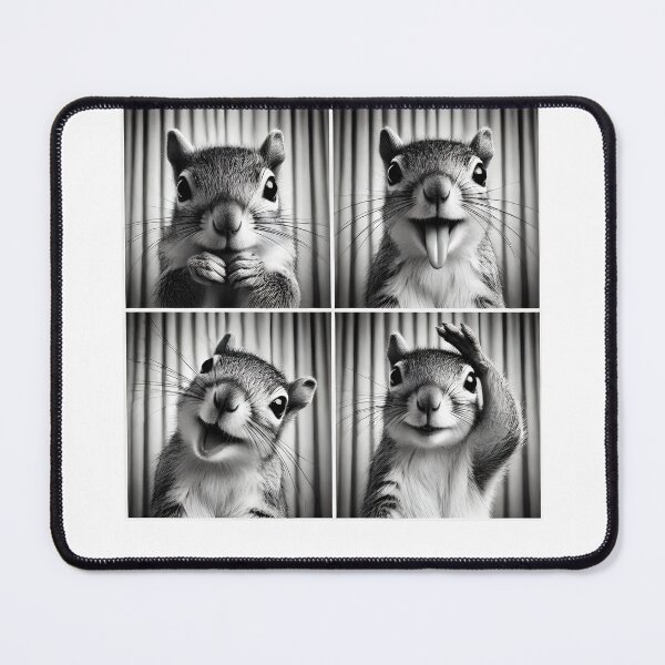 Item preview, Cute Squirrel Selfie Photo Funny Photobooth Squirrel Lover designed and sold by Kimberley King Art  King Art.