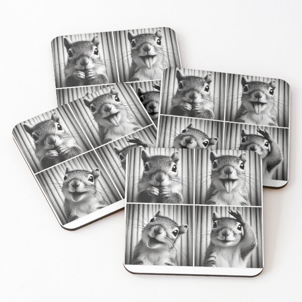 Item preview, Cute Squirrel Selfie Photo Funny Photobooth Squirrel Lover designed and sold by Kimberley King Art  King Art.