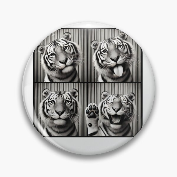 Item preview, Cute Tiger Selfie Photo Funny Photobooth Tiger Lover designed and sold by Kimberley King Art  King Art.