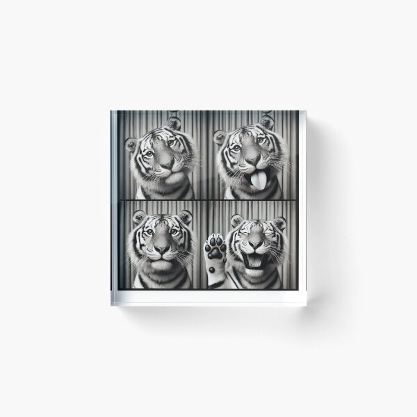 Item preview, Cute Tiger Selfie Photo Funny Photobooth Tiger Lover designed and sold by Kimberley King Art  King Art.