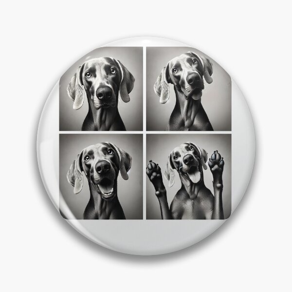 Item preview, Cute Weimaraner Selfie Photo Funny Photobooth Dog Lover designed and sold by Kimberley King Art  King Art.