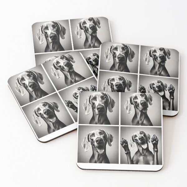 Item preview, Cute Weimaraner Selfie Photo Funny Photobooth Dog Lover designed and sold by Kimberley King Art  King Art.