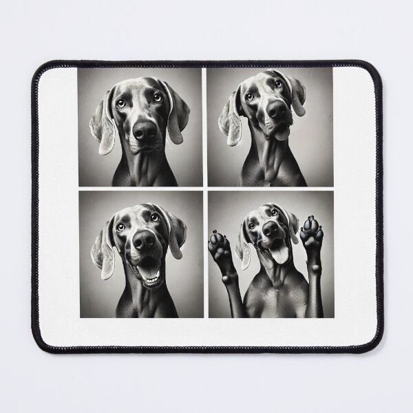 Item preview, Cute Weimaraner Selfie Photo Funny Photobooth Dog Lover designed and sold by Kimberley King Art King Art.
