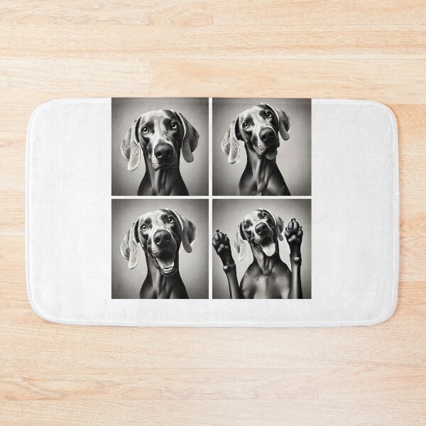 Item preview, Cute Weimaraner Selfie Photo Funny Photobooth Dog Lover designed and sold by Kimberley King Art  King Art.