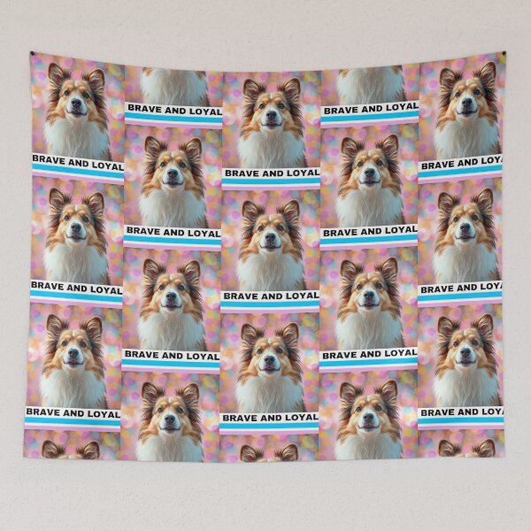 Item preview, Brave and Loyal – The Ultimate Dog Lover’s T-Shirt designed and sold by StickersNQuotes.