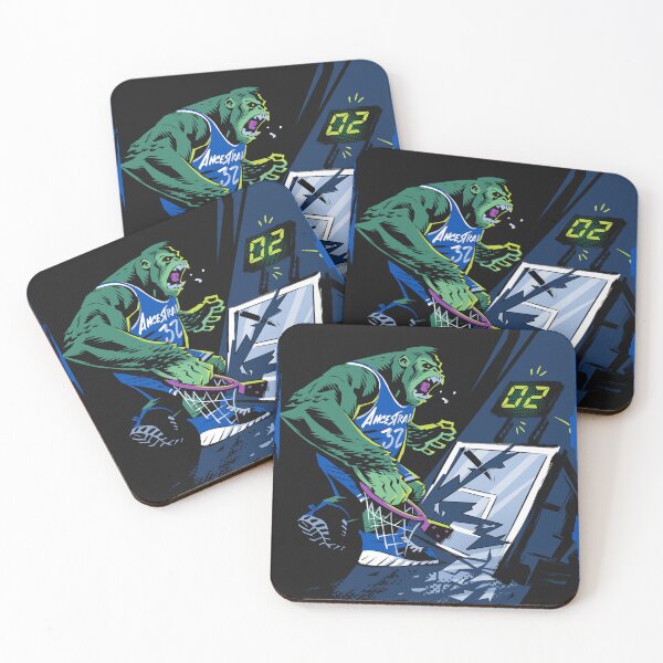 Item preview, Shaq smashes basketball backboards like a superpowered beast designed and sold by Ancestral-Shop.