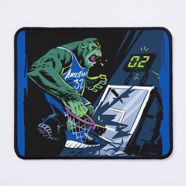 Item preview, Shaq smashes basketball backboards like a superpowered beast designed and sold by Ancestral-Shop.