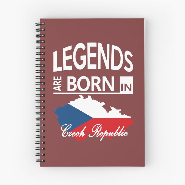 Item preview, Czech Republic Born Legends Birthday Gift designed and sold by smily-tees.