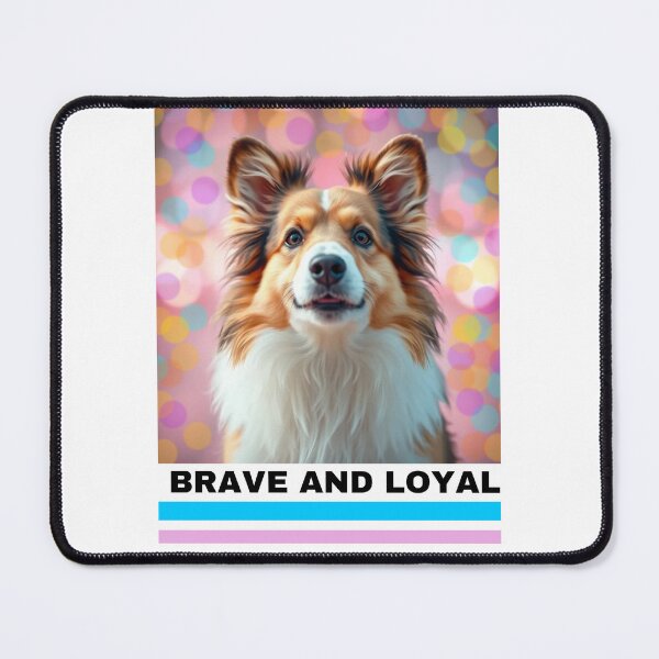 Item preview, Brave and Loyal – The Ultimate Dog Lover’s T-Shirt designed and sold by StickersNQuotes.