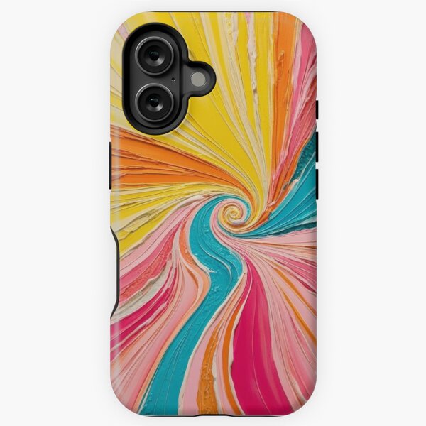 Item preview, Radiant Summer Swirl — Colorful Abstract Wall Art designed and sold by Harmonic_Layers.