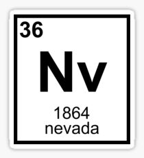 Periodic Nevada Sticker
