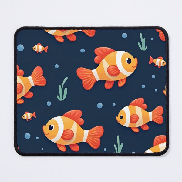 Item preview, Lindo patrón de pez payaso oceánico: adorable diseño de pez submarino de dibujos animados designed and sold by InsightA.