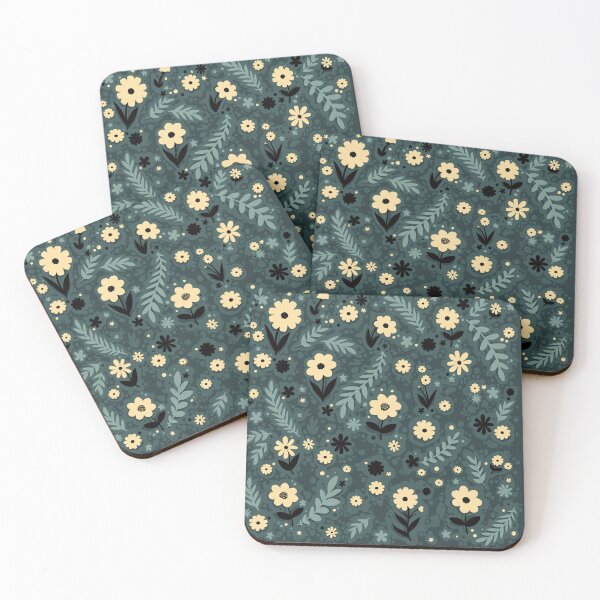 Item preview, Golden Flower Eucalyptus Meadow Floral designed and sold by Sunriya.