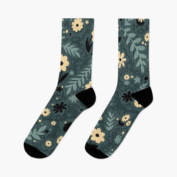 Item preview, Golden Flower Eucalyptus Meadow Floral designed and sold by Sunriya.