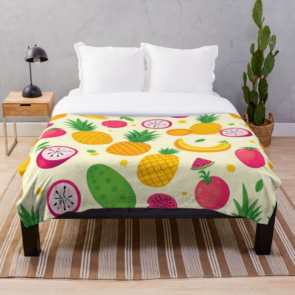 Item preview, Tropical Fruit Fiesta Pattern - Pineapple, Banana, and More! designed and sold by InsightA.