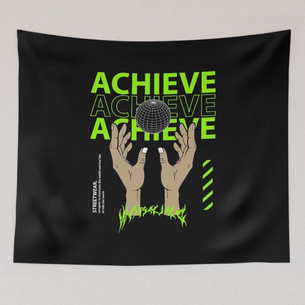Item preview, Achieve Your Goals: Urban Design with an Inspiring Message designed and sold by Polarisofficial.