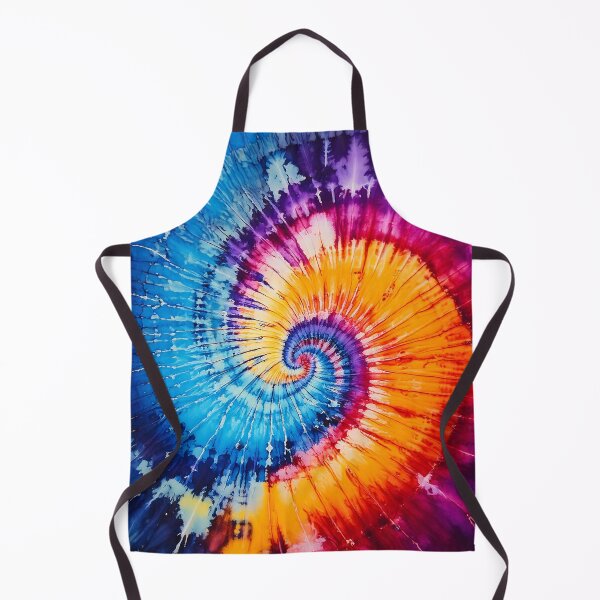 Aperçu de l'œuvre Motif Tie Dye spirale - Rétro Hippie Trippy - Amour créée et vendue par CattlettArt.