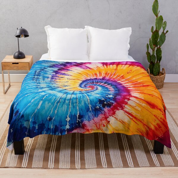 Item preview, Tie Dye pattern spiral - Retro Hippy Trippy - Love designed and sold by CattlettArt.