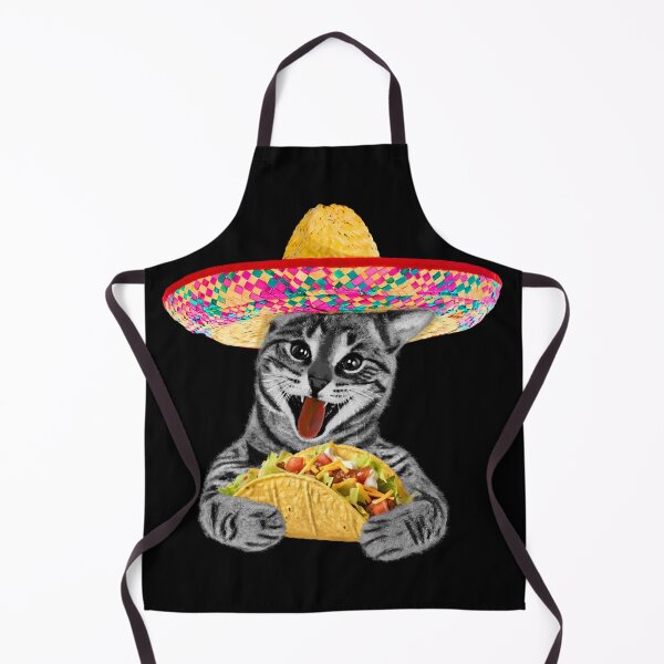 Item preview, Funny Cinco De Mayo cat with sombrero Taco designed and sold by PrinChic!.