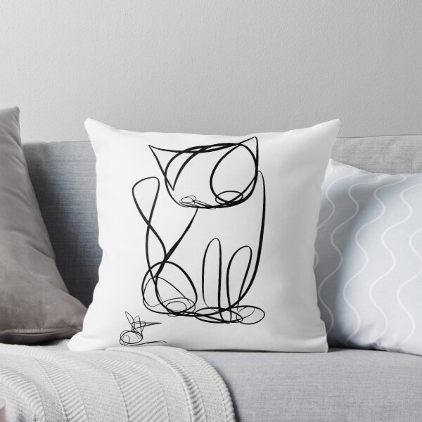 Item preview, Line Art Cat and Mouse designed and sold by TimOzman.
