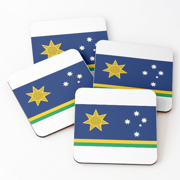Item preview, Golden Horizon Flag. Australia  designed and sold by Kangaroo Sun.