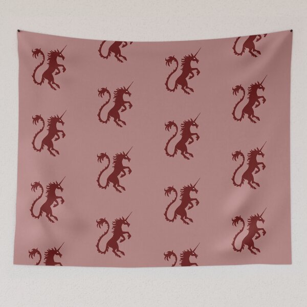 Item preview, Unicorn Silhouette- Red designed and sold by EChapmanArt.